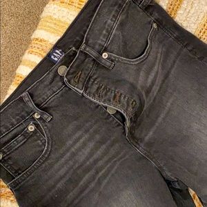 Gap wide leg black jeans